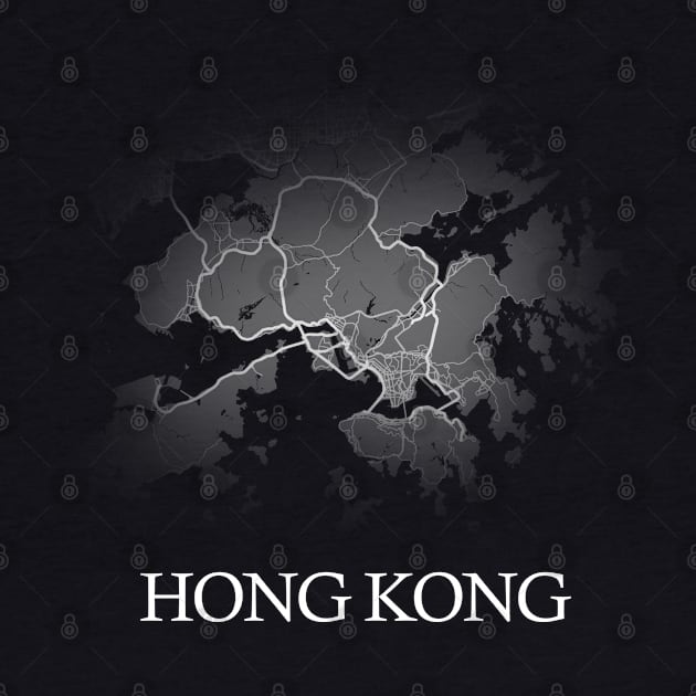 Hong Kong Map - Cartography by SPAZE
